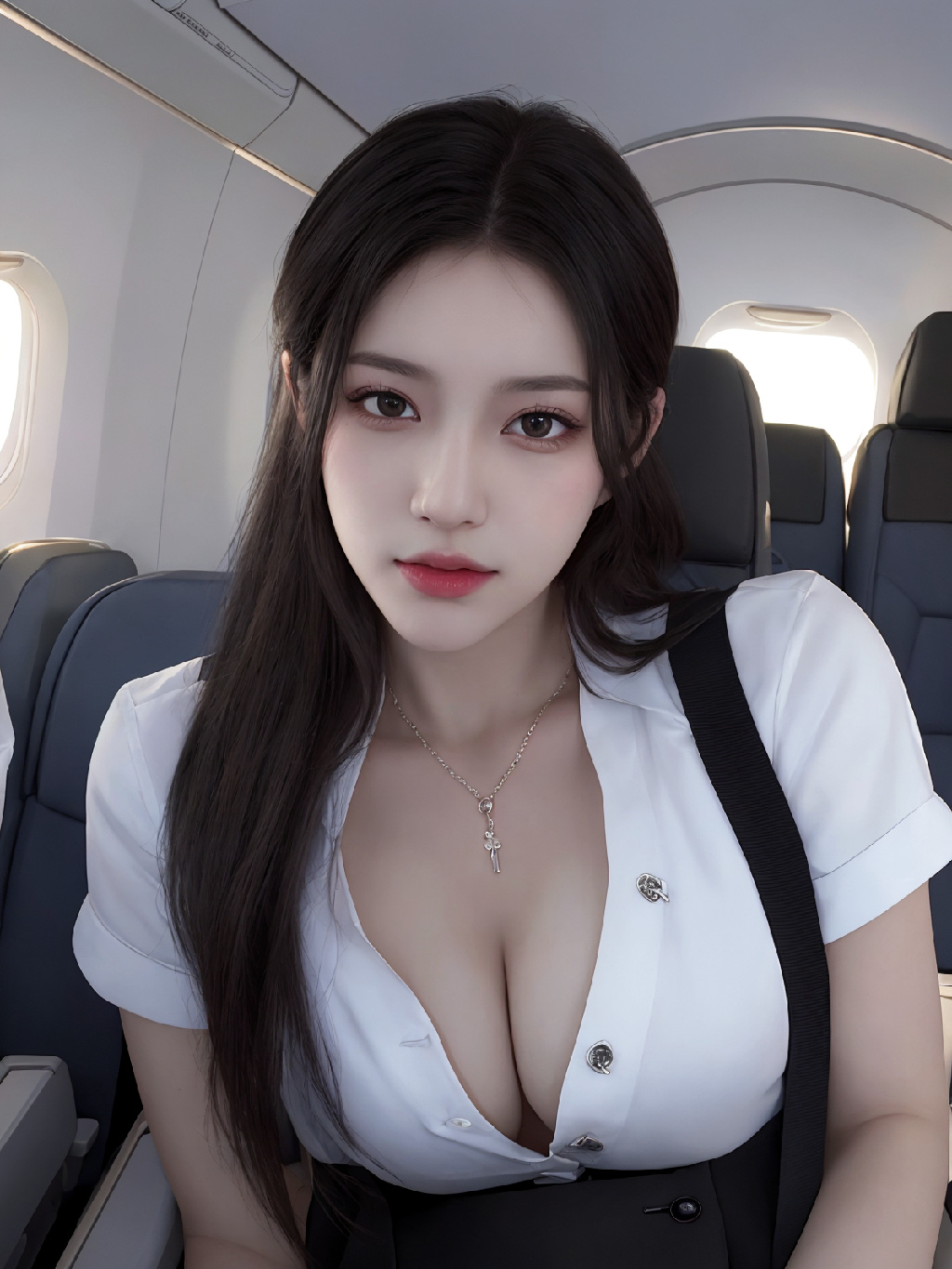 【AI绘画】极品空姐原图壁纸+119P