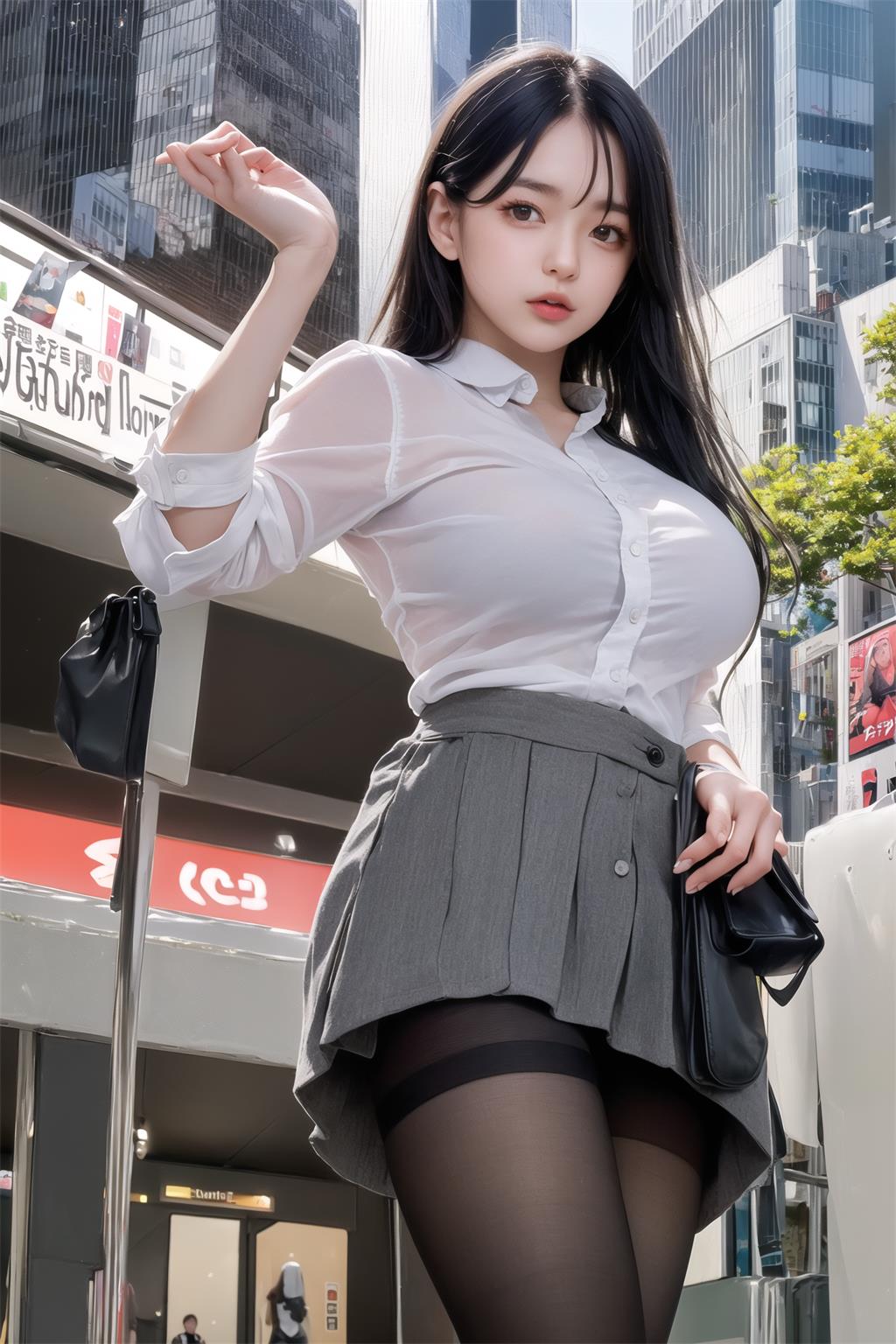 【AI绘画】黑丝美少女【194P+660MB】