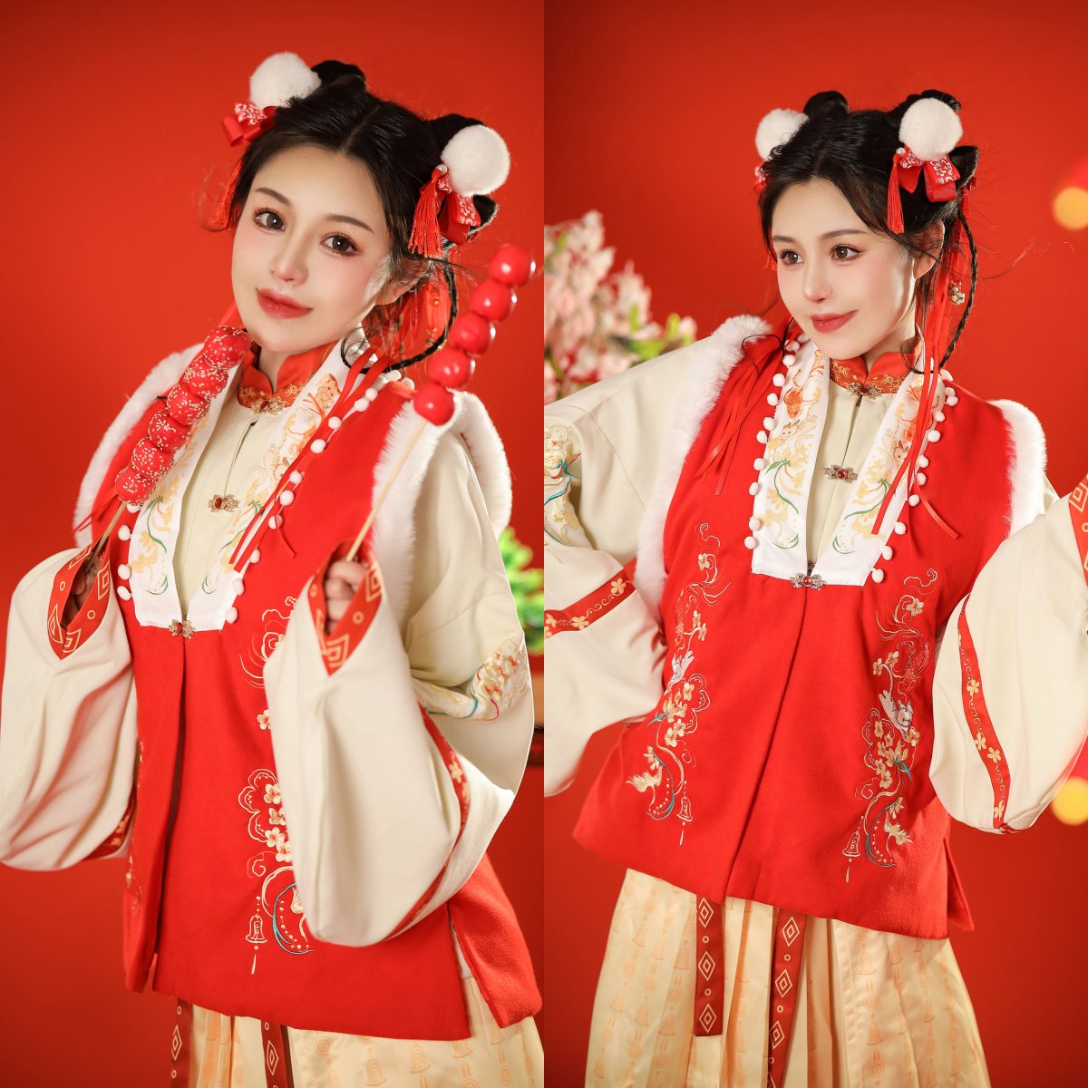 【cos】桃暖酱 祝大家新年快乐 (恭喜发财）[66P+681MB]